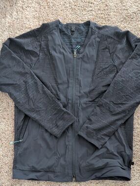 lululemon athletica Navy Lightweight Zip Jacket